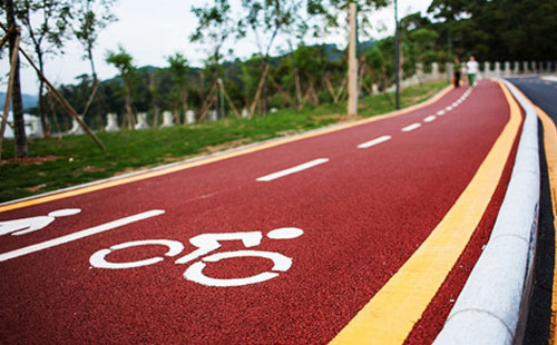 山丹彩色路面 山丹彩色路面