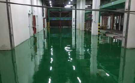 11月山丹山丹环氧地坪施工高峰来袭，梦得来化工多项目同步推进保交付